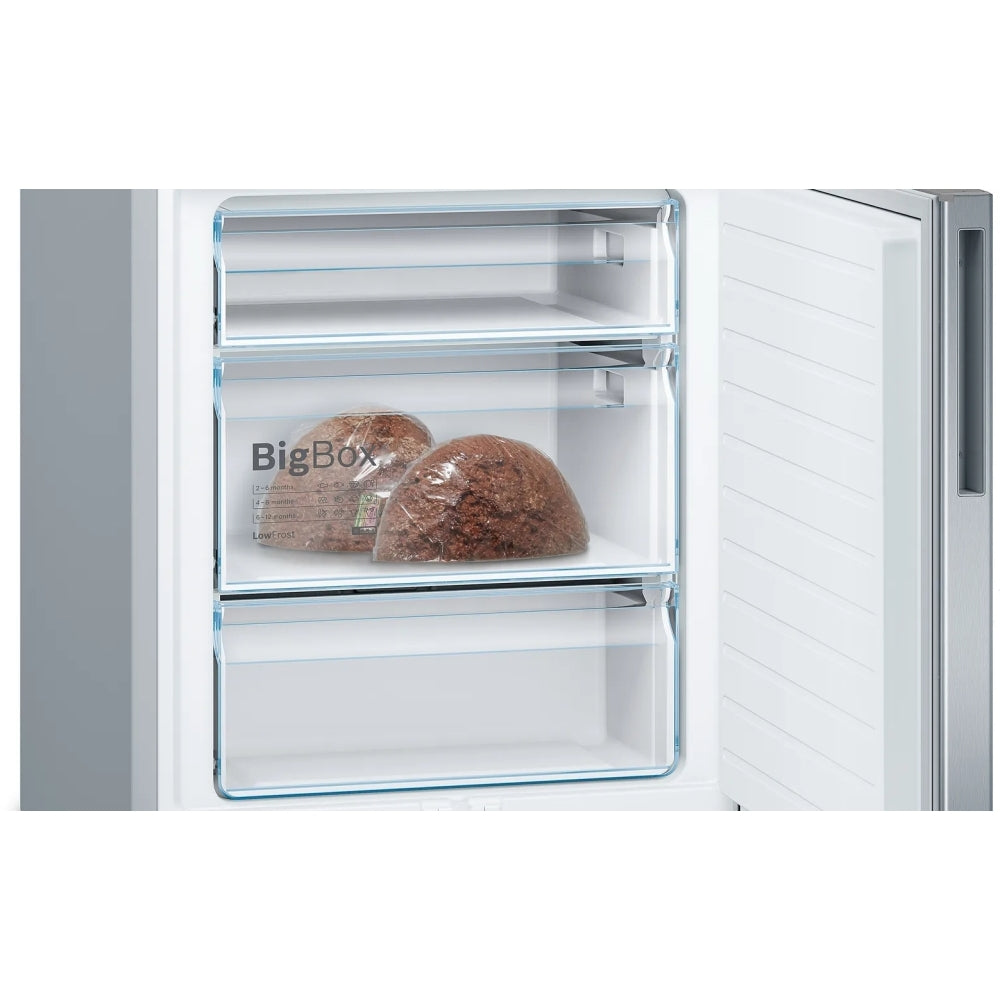 Bosch KGE49AICAG Series 6 Freestanding Low Frost Fridge Freezer - C Energy Rated