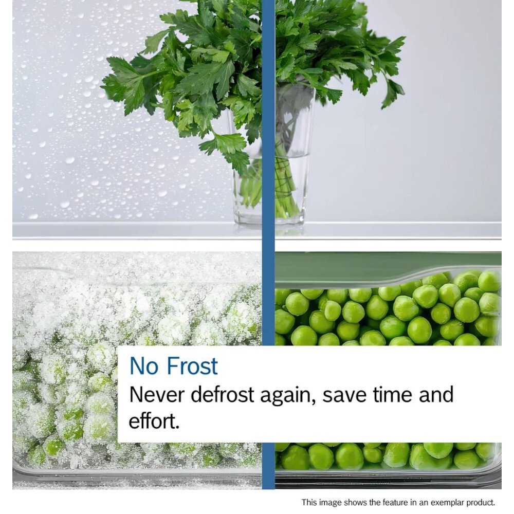 Bosch KGN33NWEBG Series 2 Freestanding No Frost Fridge Freezer White - E Rated