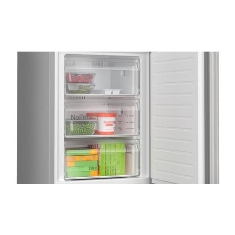 Bosch KGN362LDFG Series 4 Freestanding Frost Free Fridge Freezer Inox