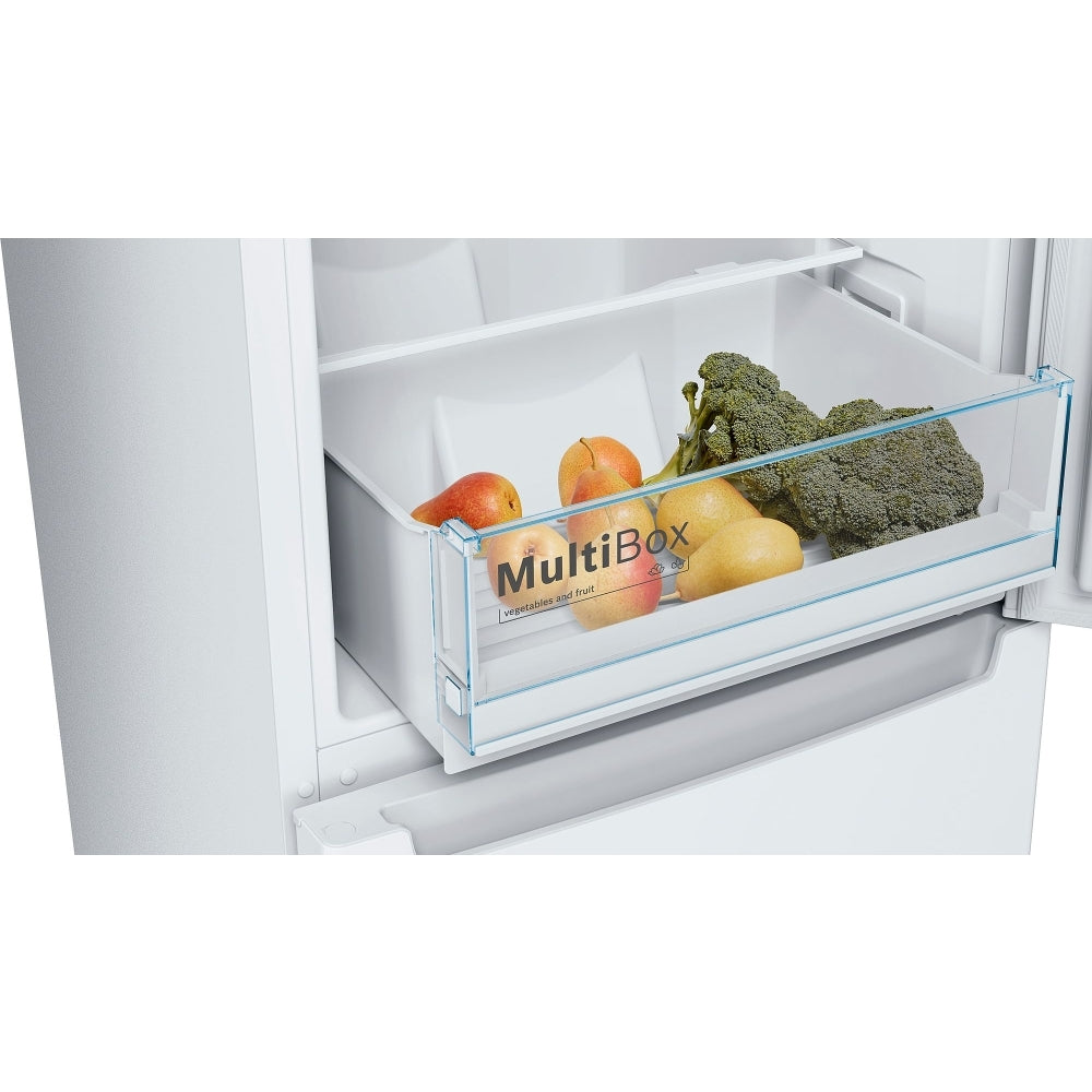 Bosch Series 2 KGN36NWEAG 186cm Freestanding Frost Free Fridge Freezer White - E Rated