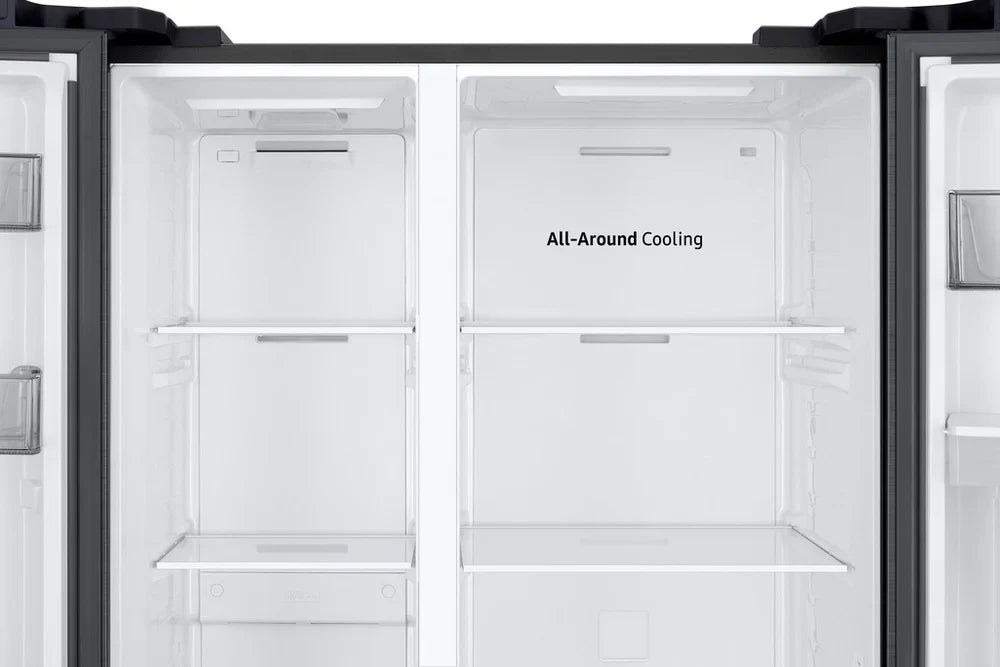Samsung RS57DG410EB4EU Bespoke AI Series 7 SpaceMax Smart American-Style Fridge Freezer Black