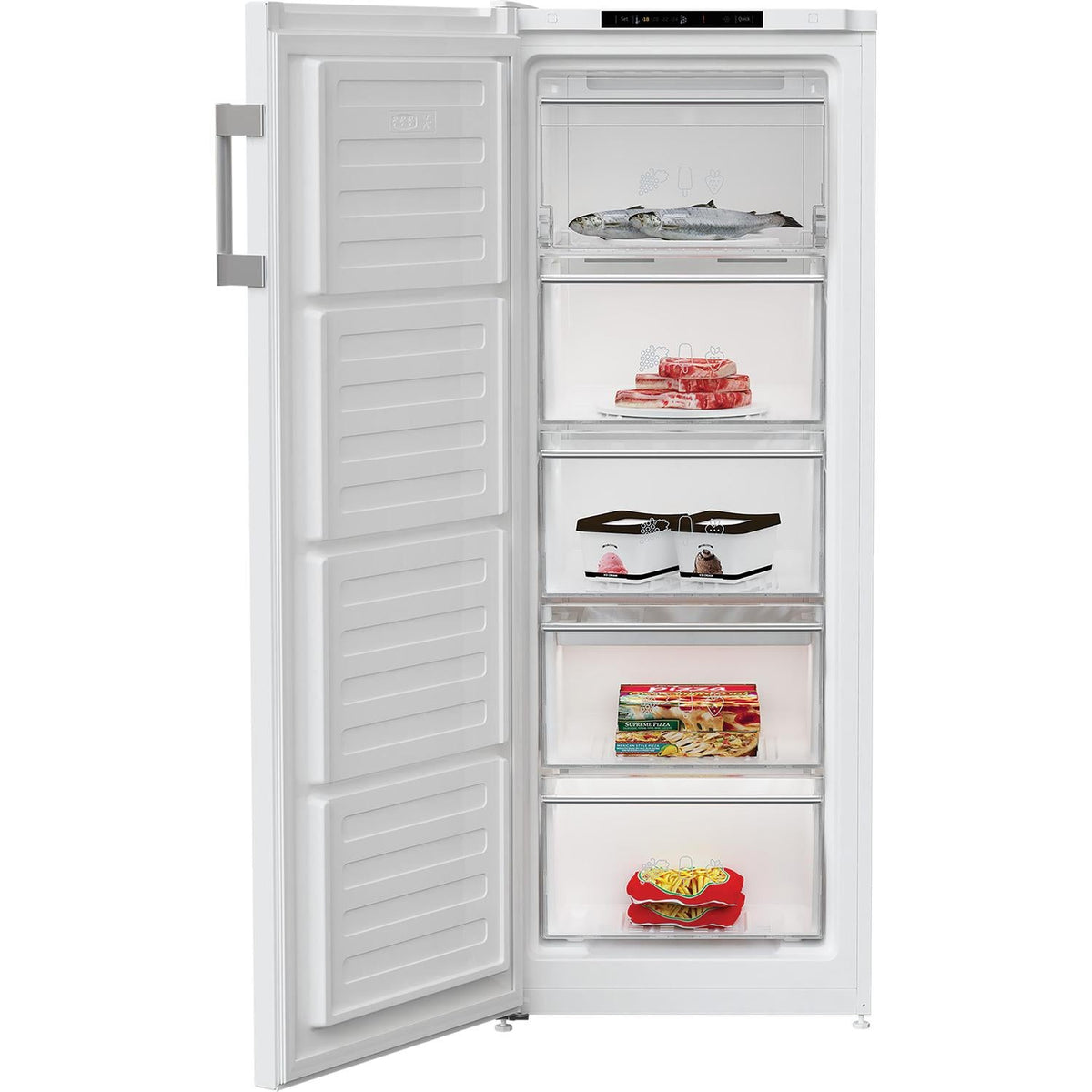 Blomberg FNM455W 146cm Frost Free Tall Freezer White