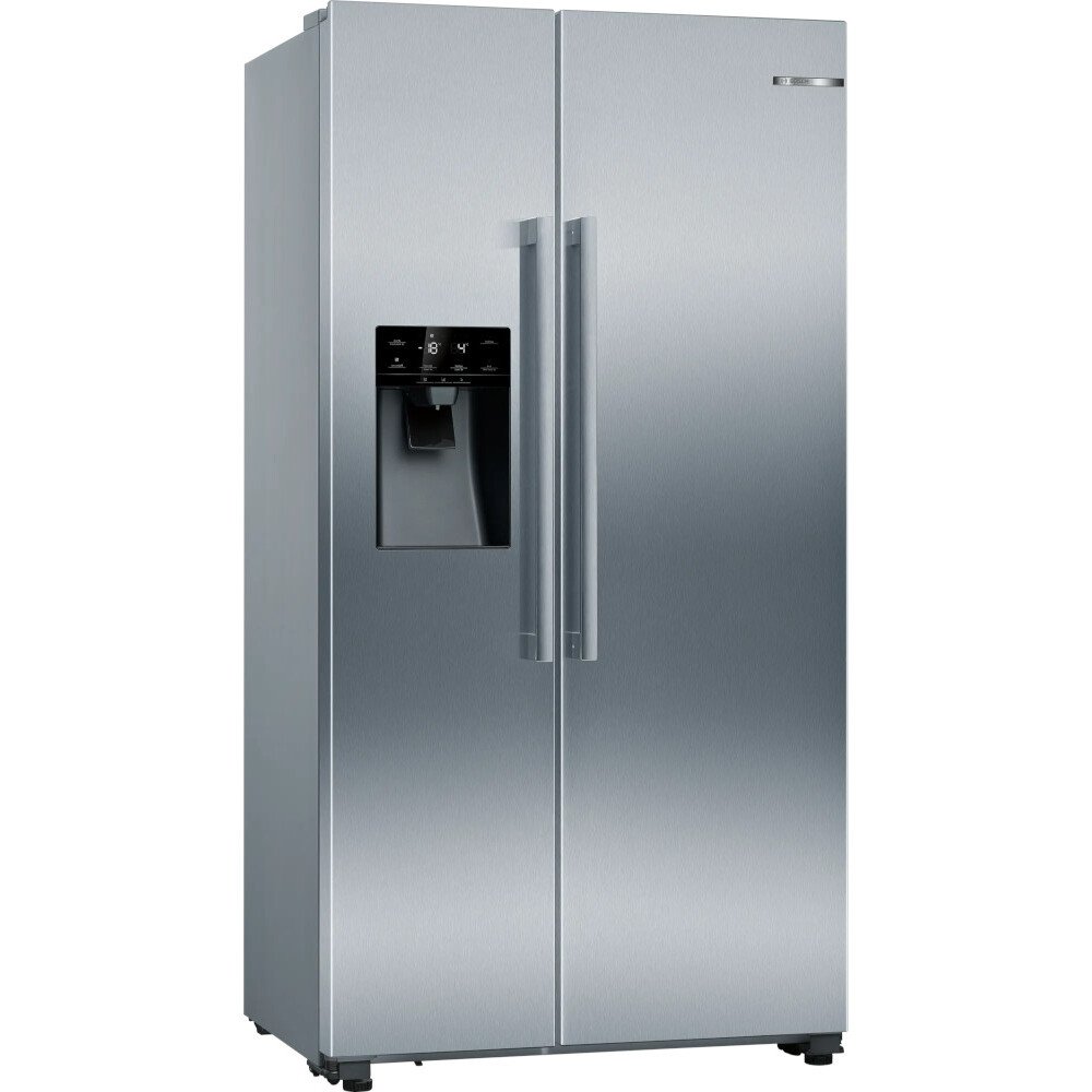 Bosch KAD93AIERG Series 6 Plumbed American Fridge Freezer Stainless Steel - E Rated