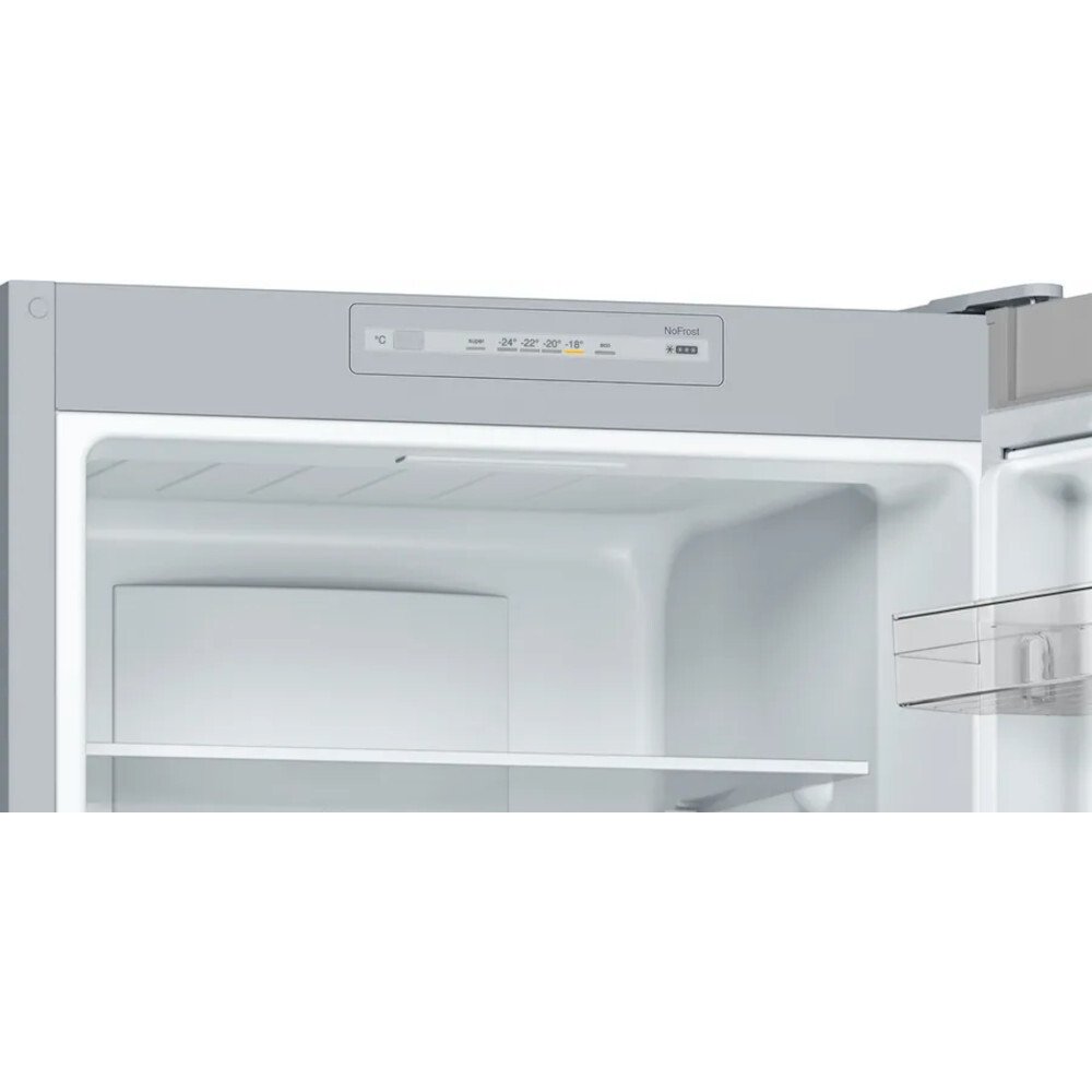 Bosch KGN33NLEBG Series 2 Freestanding No Frost Fridge Freezer Stainless Steel