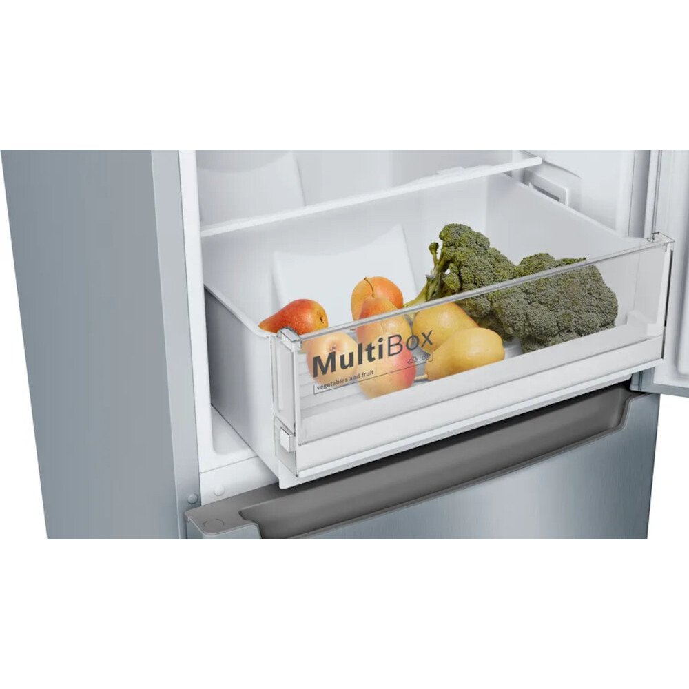 Bosch KGN33NLEBG Series 2 Freestanding No Frost Fridge Freezer Stainless Steel