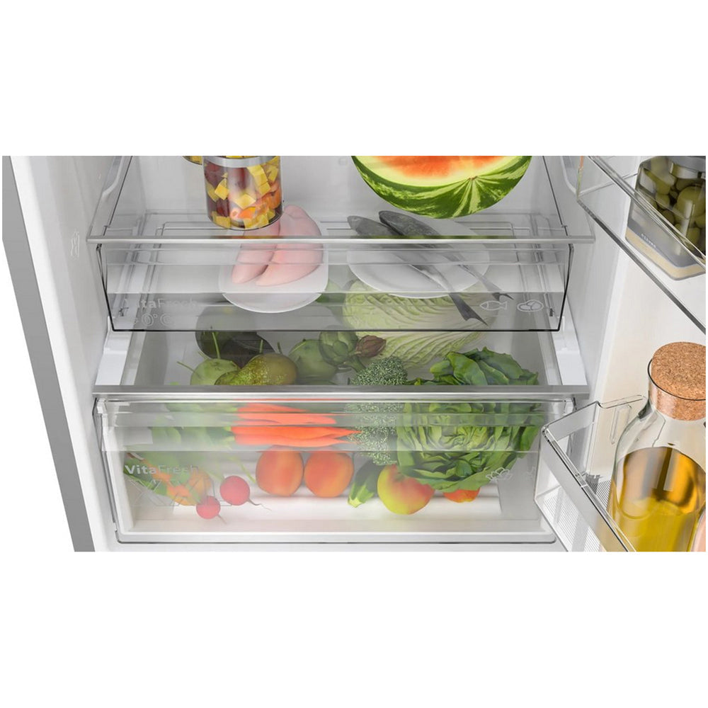 Bosch Series 4 KGN492LDFG Freestanding Frost Free Fridge Freezer Stainless Steel