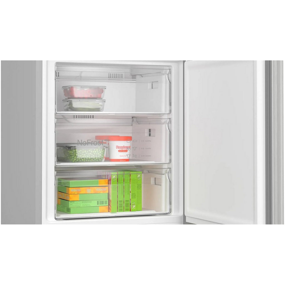 Bosch Series 4 KGN492LDFG Freestanding Frost Free Fridge Freezer Stainless Steel