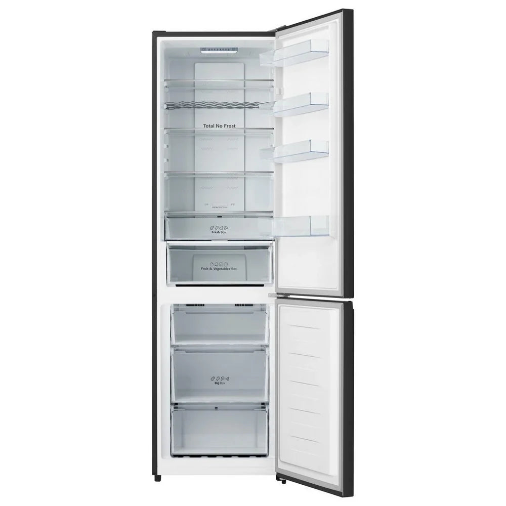 Hisense RB435N4BFE 60/40 Frost Free Fridge Freezer Black - E Rated