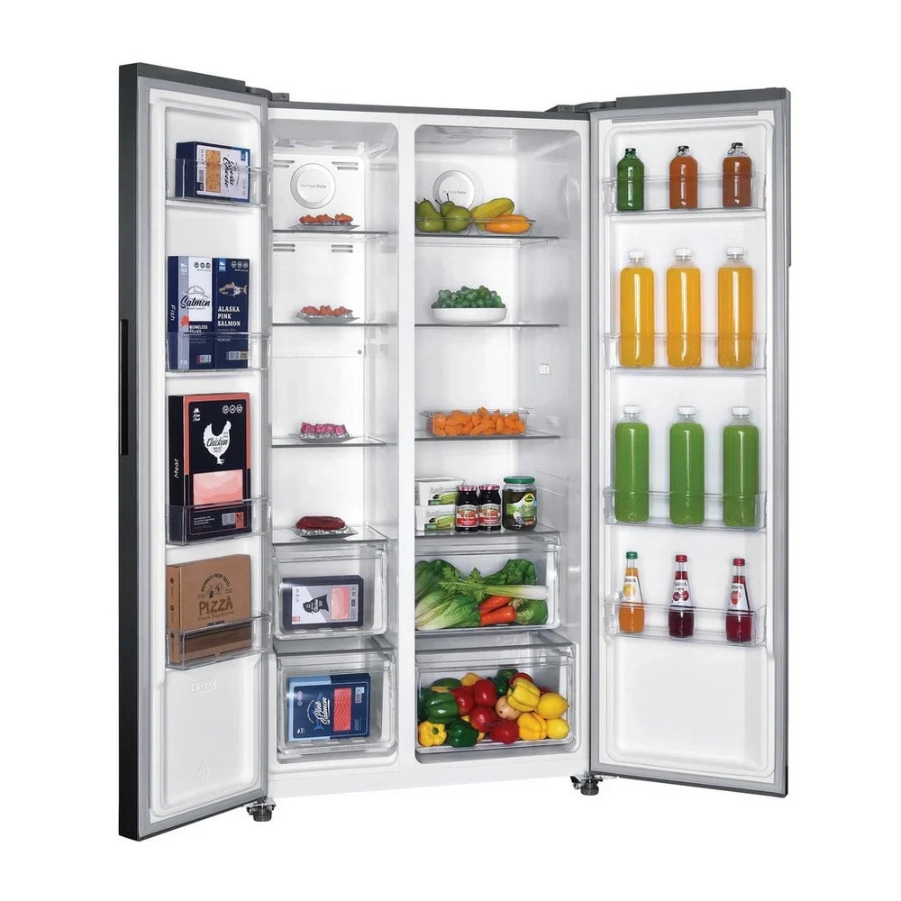 Hoover H-FRIDGE 500 HHSBSO-6174XK-1 Frost Free American Fridge Freezer Stainless Steel