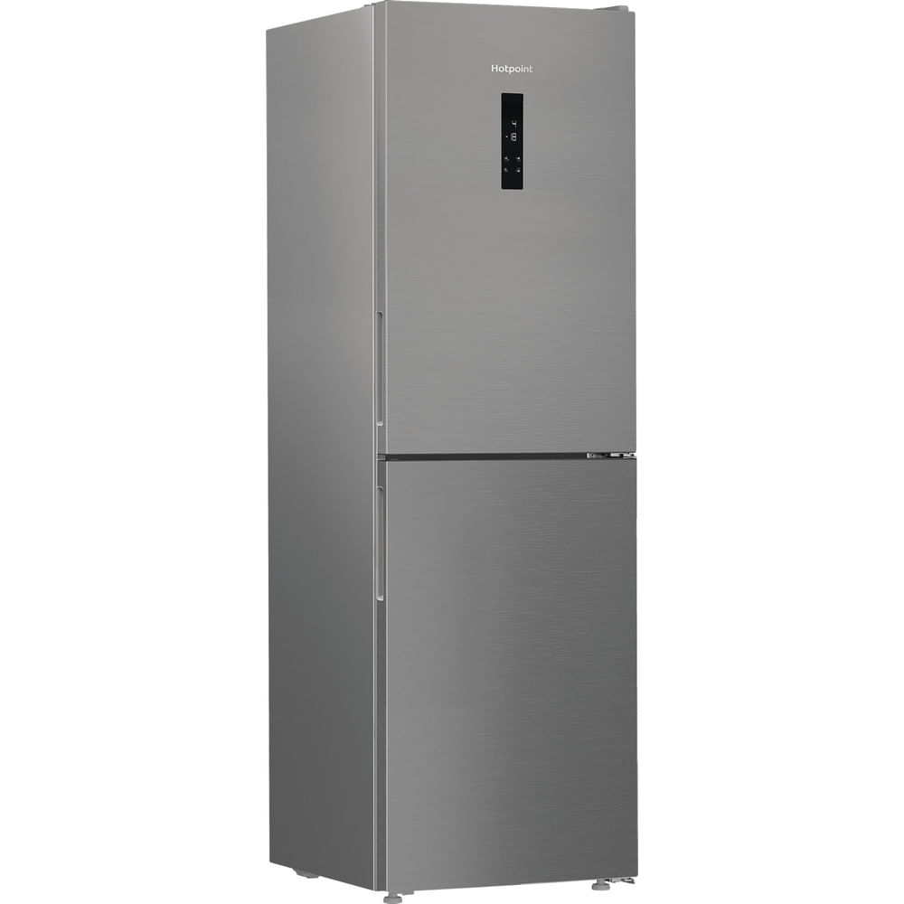 Hotpoint HPKF 6353 XP4UK Freestanding Dual No Frost 50/50 Fridge Freezer Silver HPKF6353XP4UK