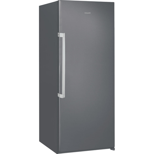 Hotpoint SH6 A2Q GR UK Freestanding Low Frost Tall Fridge with Bottle Rack Graphite SH6A2QGR