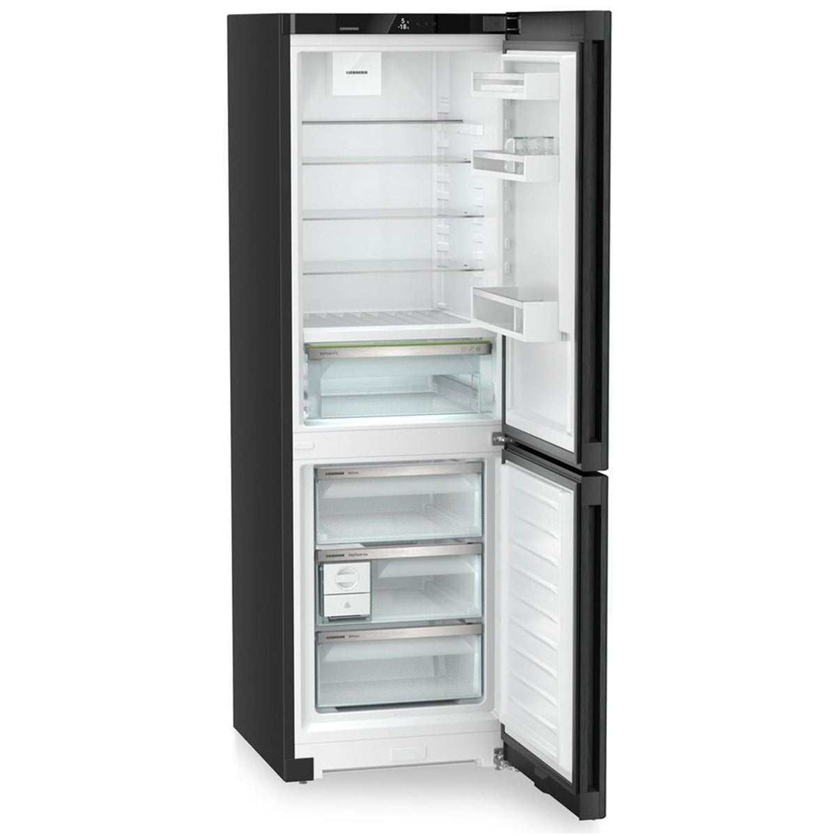 Liebherr CBNBDA 5223 Plus 60cm BioFresh No Frost Fridge Freeze Black