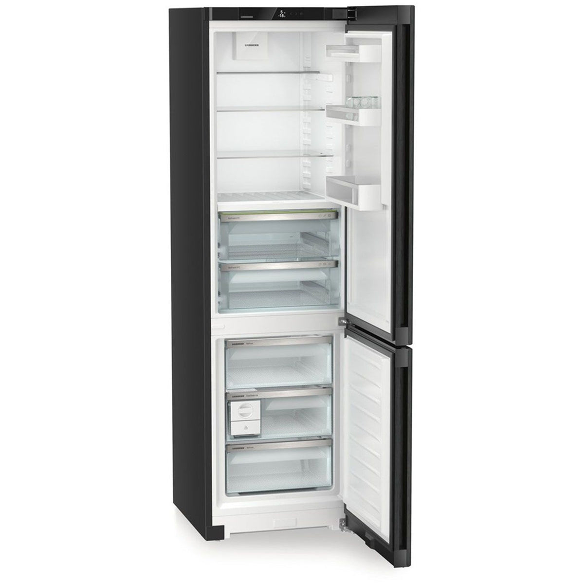 Liebherr CBNBDA 572I Plus 60cm BioFresh No Frost Fridge Freezer Black