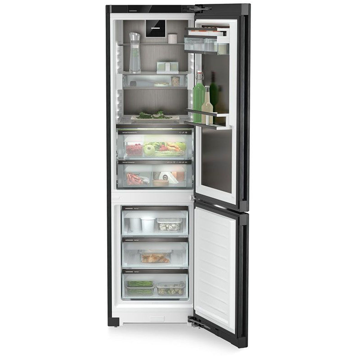 Liebherr CBNBSD 578I Peak BioFresh 60cm No Frost Fridge Freezer Black