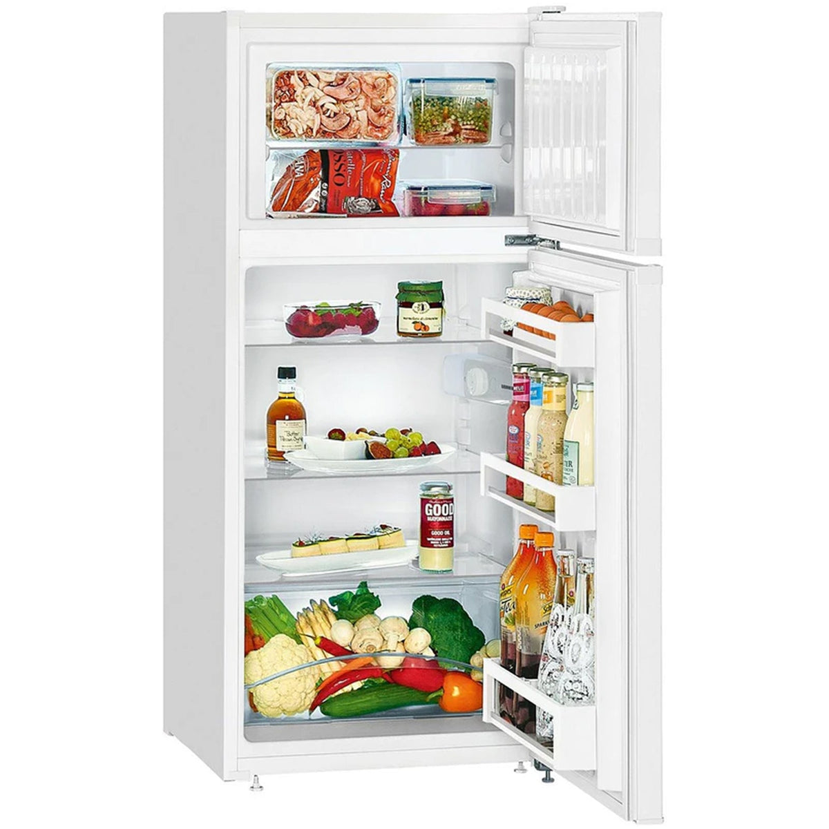 Liebherr Comfort CTE2131 55cm Smart Frost Top Mount Fridge Freezer White