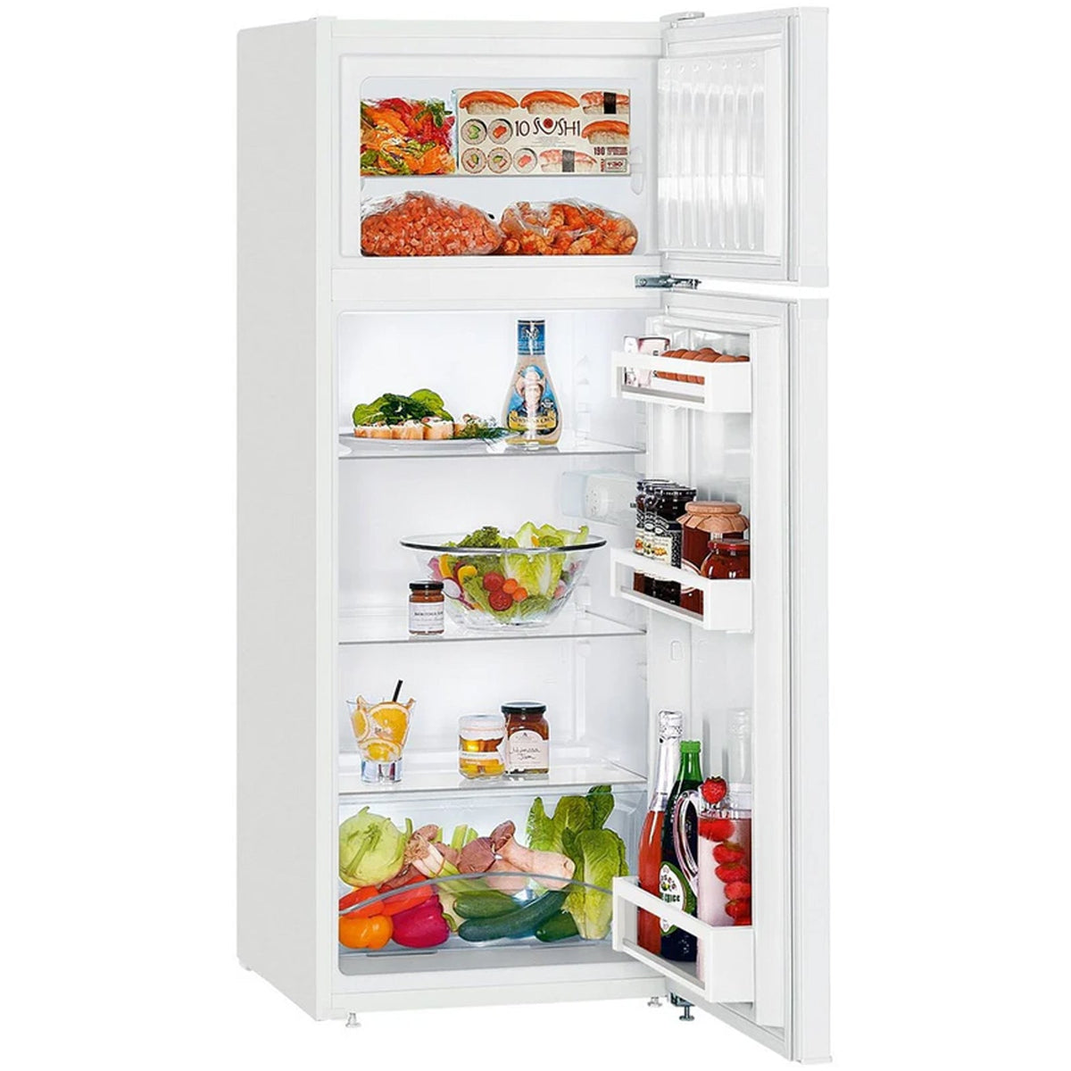 Liebherr Comfort CTE2531 55cm Smart Frost Top Mount Fridge Freezer White