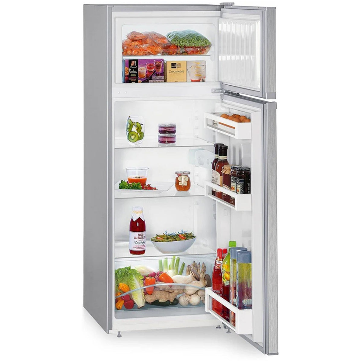 Liebherr Comfort CTELE2531 55cm Smart Frost Top Mount Freestanding Fridge Freezer Silver