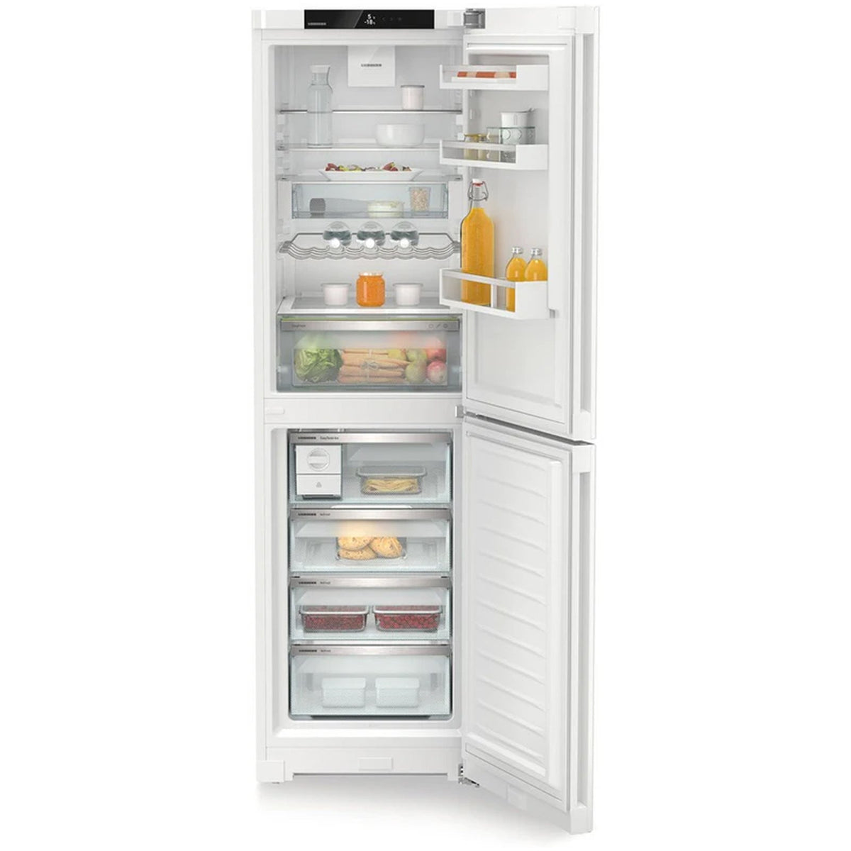 Liebherr Plus CNC5724 60cm Easy Fresh No Frost Fridge Freezer White