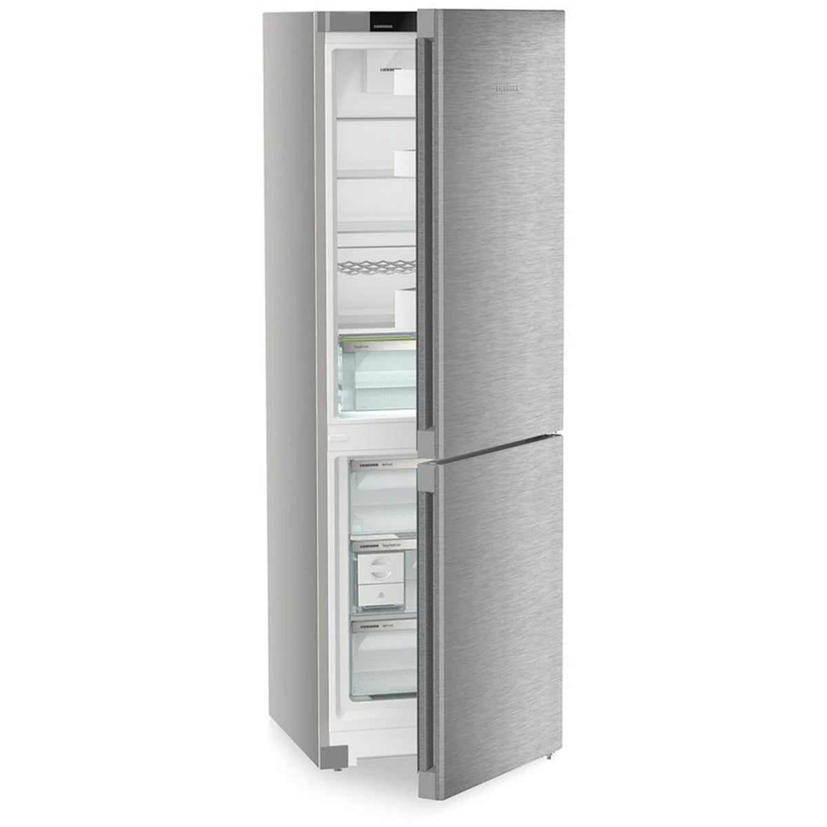 Liebherr Plus CNSDB5223 60cm No Frost Freestanding 70/30 Fridge Freezer Stainless Steel