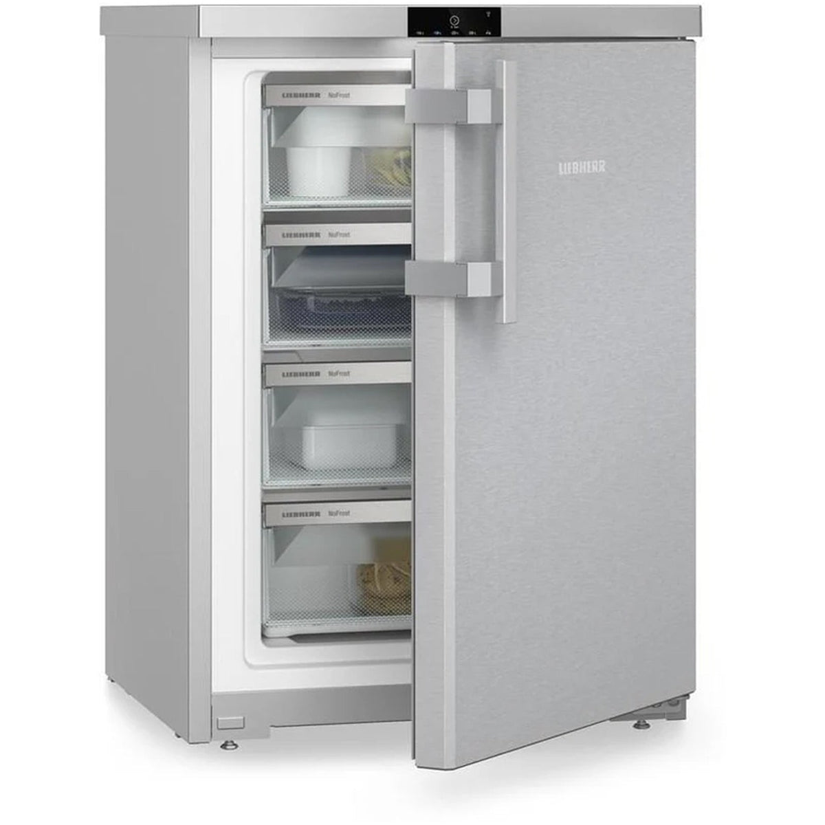 Liebherr Plus FNSDDI1624 60cm No Frost Under Counter Freestanding Freezer Stainless Steel