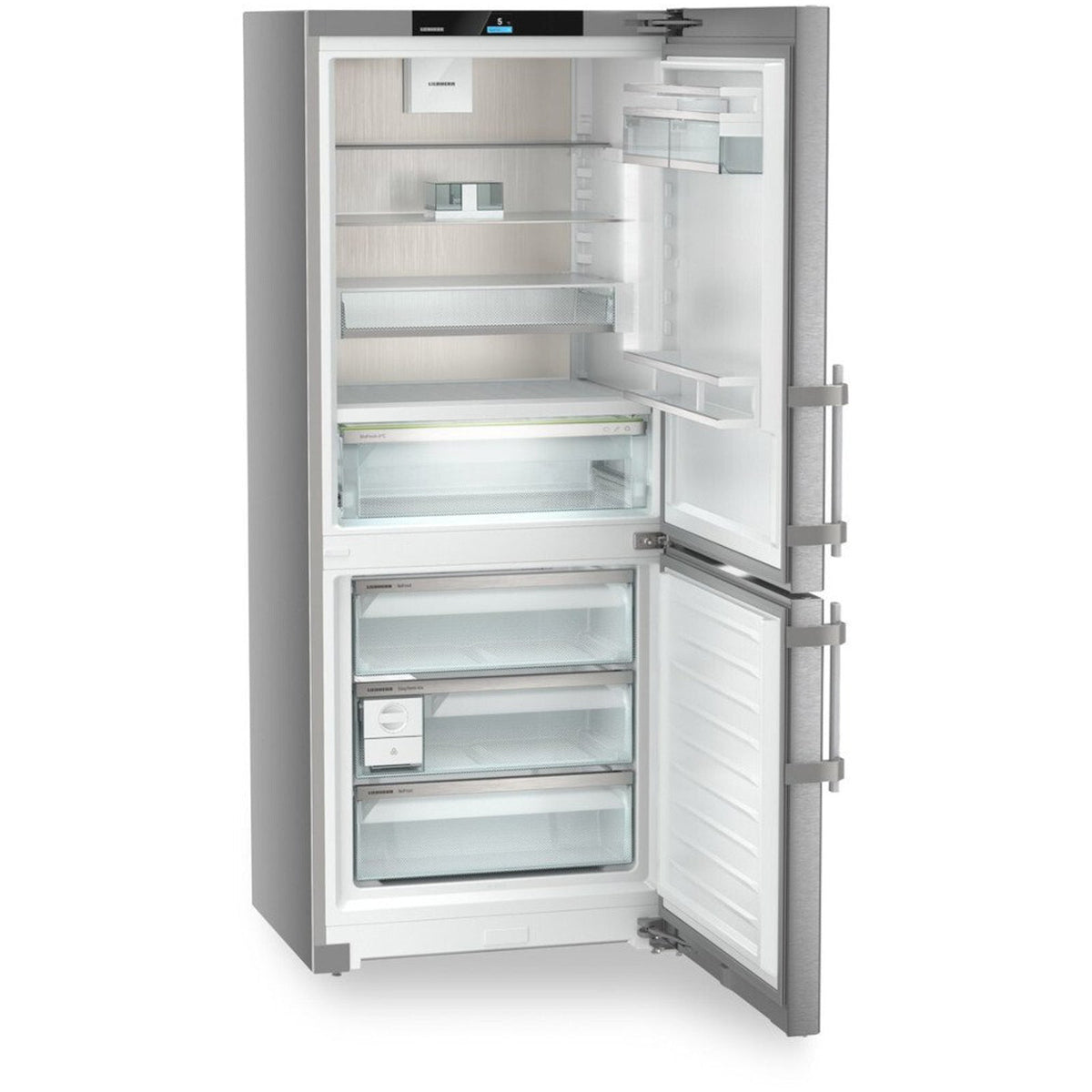 Liebherr Prime CBNSDC765I BioFresh No Frost Fridge Freezer Stainless Steel