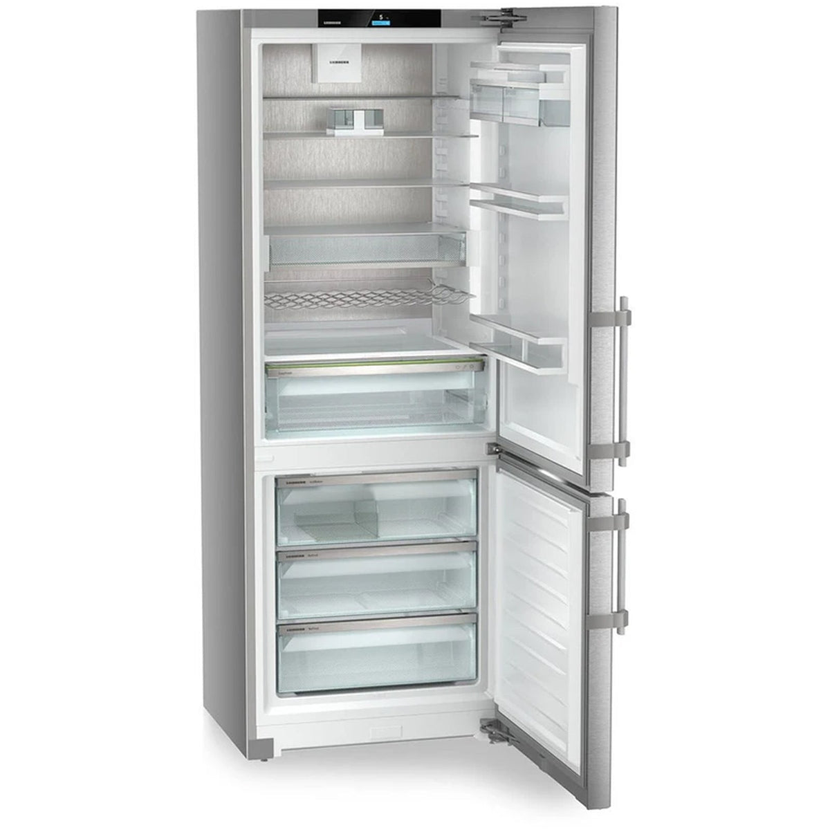 Liebherr Prime CNSDD776I 487L Freestanding 70/30 No Frost Fridge Freezer Stainless Steel