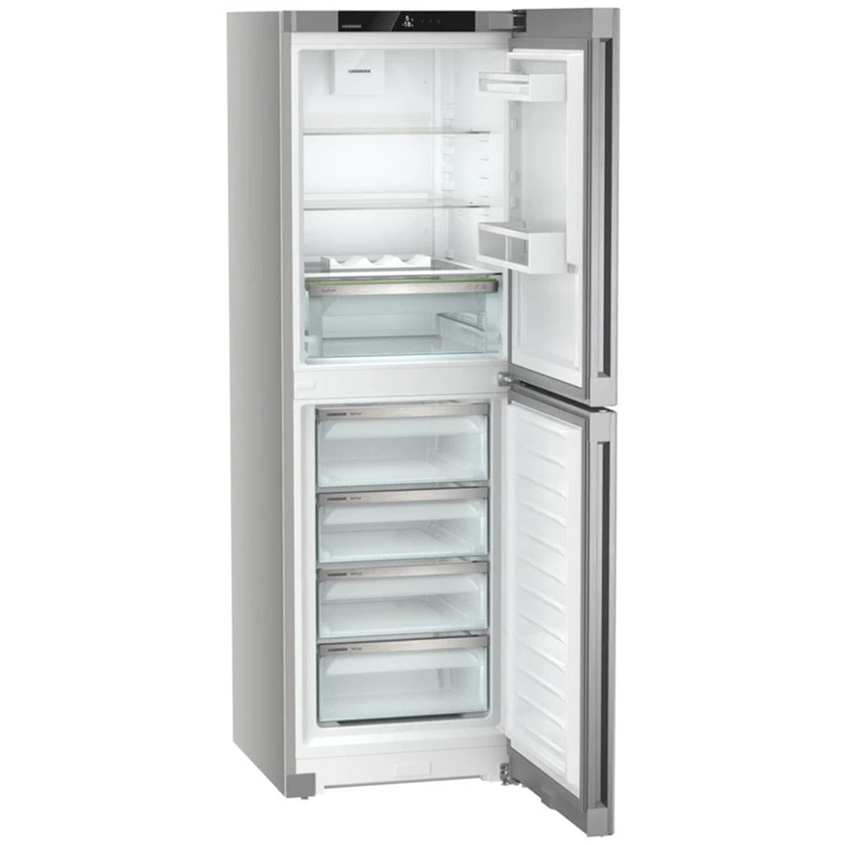 Liebherr Pure CNSFD5204 60cm 319L No Frost 50/50 Fridge Freezer Silver