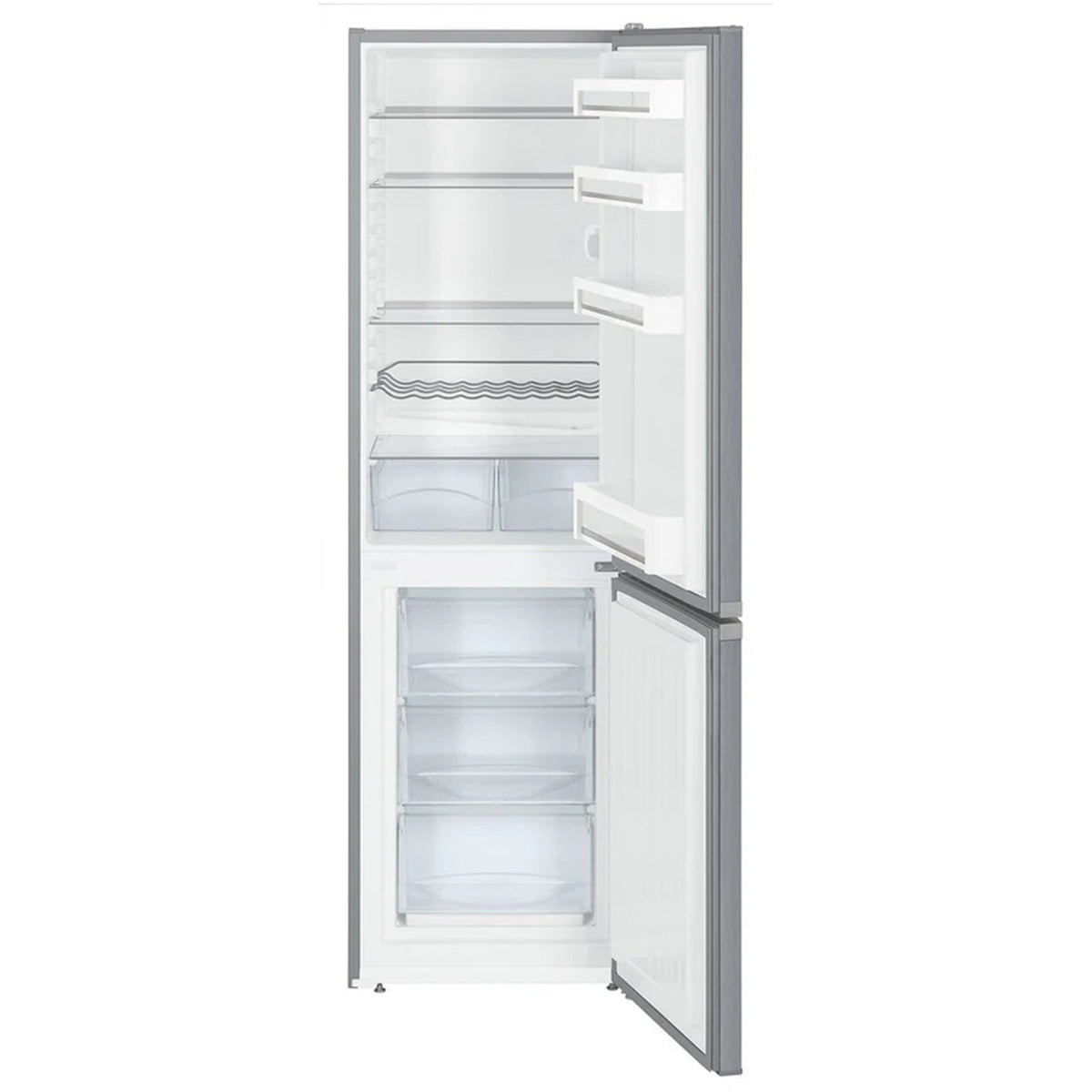 Liebherr Pure CUELE3331 55cm Smart Frost Freestanding Fridge Freezer Silver