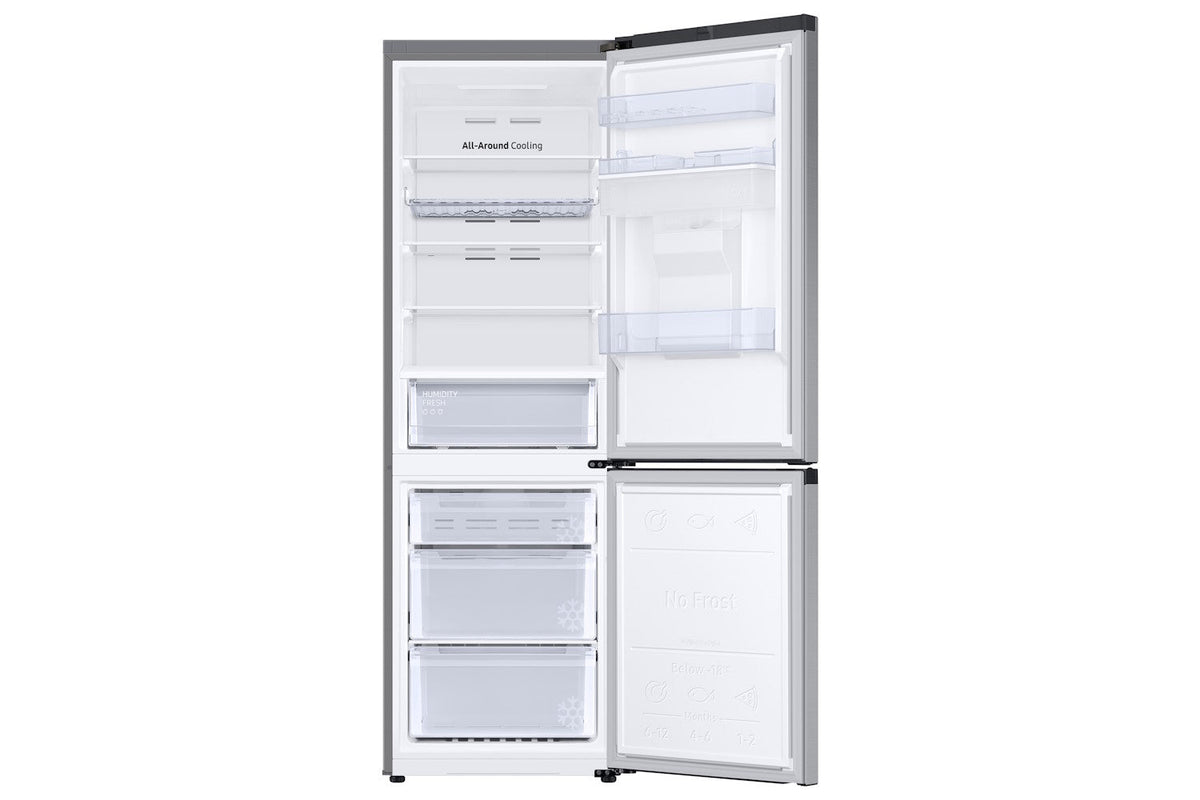 Samsung RB34C632ESAEU Series 7 SpaceMax 341L Freestanding Tall Fridge Freezer Silver